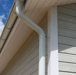 Replace all downpipes and fascias